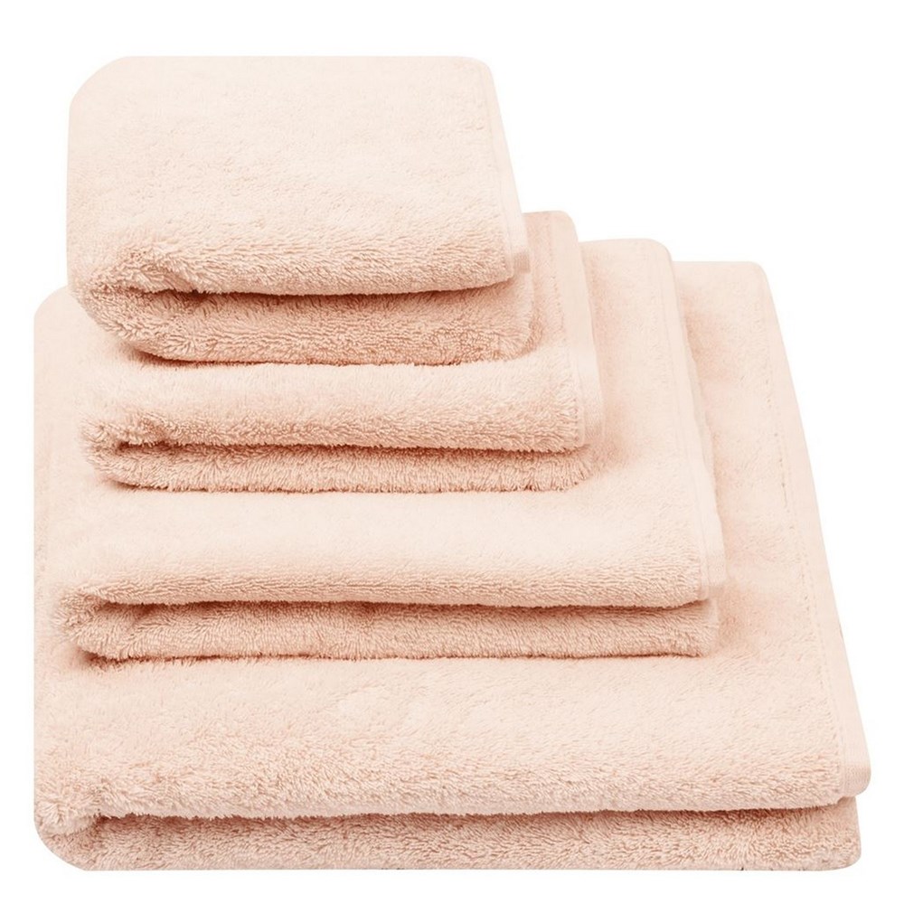 Loweswater Organic Cotton Towels By Designers Guild in Pale Rose Pink